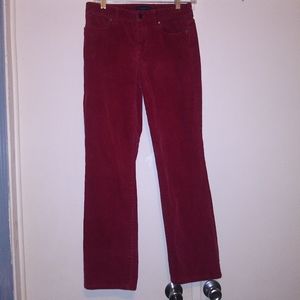 Talbots Heritage Pants Red Corduroy Women's Size 4